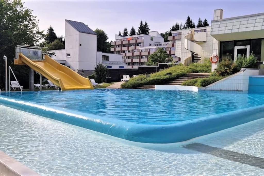 2-Zimmer Wohnung, Pools, Sauna Und Balkon سانكت انجلمار المظهر الخارجي الصورة