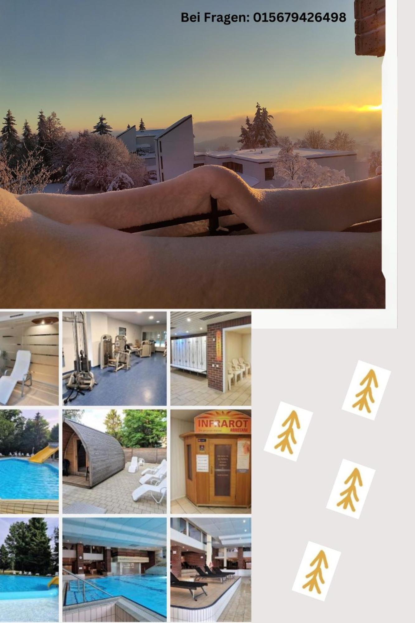 2-Zimmer Wohnung, Pools, Sauna Und Balkon سانكت انجلمار المظهر الخارجي الصورة